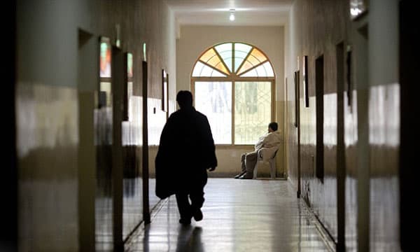 Quiet hospital corridor at a Silver Lining treatment center